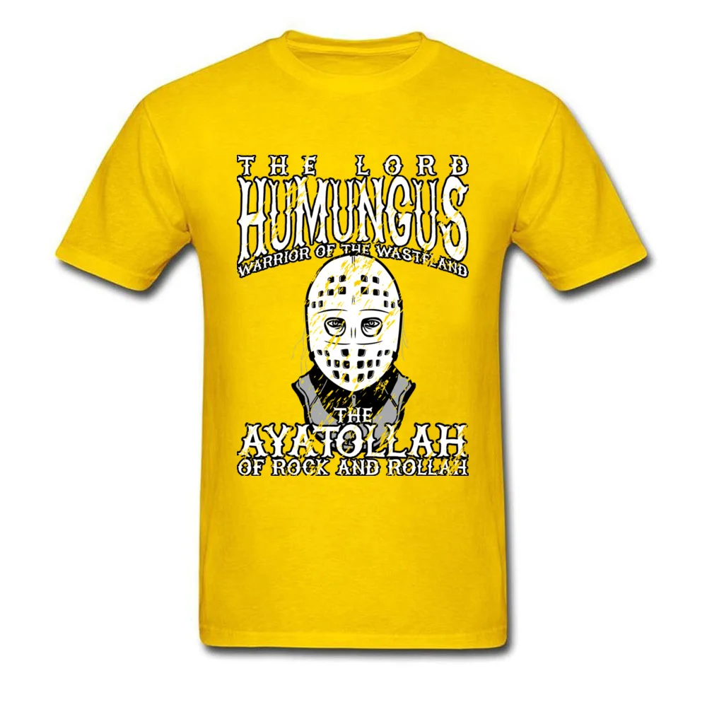 The Lord Humungus Crewneck Top T-shirts Autumn Tees Short Sleeve Designer 100% Cotton Casual Tops T Shirt Group Men's The Lord Humungus yellow