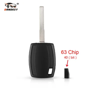

DANDKEY Remote Transponder Key case Shell For Ford Fiesta Mondeo Focus C-Max S-Max Galaxy Kuga HU101 4D63 Chip 40 bit 80 bit