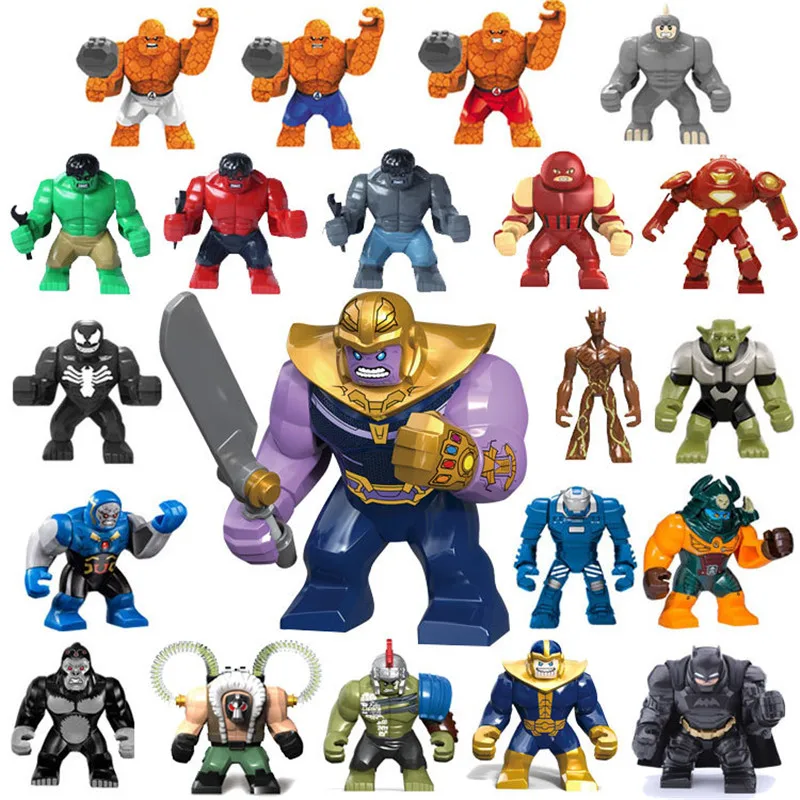 

New Arrival The Avengers Heroes Action Figure Toys Legoings Hulk Batman Thanos Model Toys Children Birthday Christmas Gifts