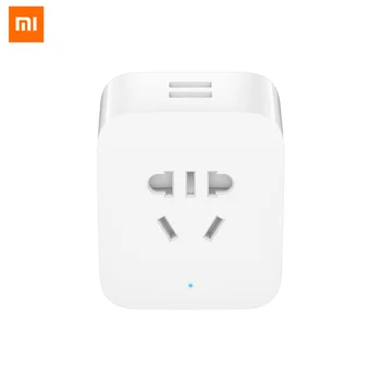 

Xiaomi Mijia Smart Plug Socket Enhanced Dual USB Fast Charger ZigBee/Basic Socket No USB Wireless WiFi Mi Home APP Control