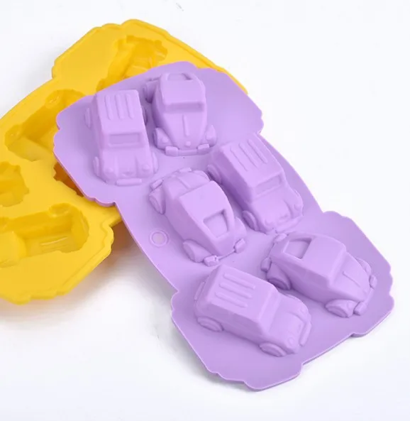 

hot sale 1pcs diy small car chocolate ice lattice bakeware silicone cake mold tool ,pudding handmade soap cake mold