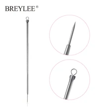 BREYLEE игла для удаления прыщей инструменты для удаления черных точек средство для очищения пор черная маска для ухода за кожей лица экстрактор прыщей 1 шт