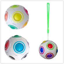 Волшебный радужный шар, волшебный куб, креативные сферические радуги, пазлы, детские развивающие игрушки для детей, волшебная головоломка, волшебный шар