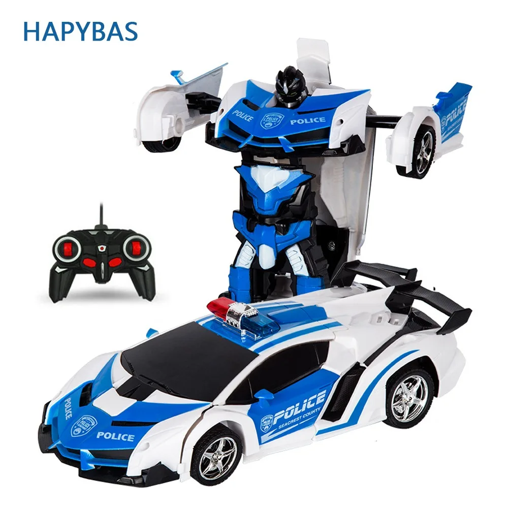 Günstige RC Auto Transformation Roboter Sport Fahrzeug Modell Roboter Spielzeug Cool Verformung Auto Kinder Spielzeug Geschenke Für Jungen