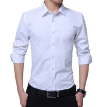 Новая Осенняя Рабочая Мужская рубашка с отворотом Повседневная деловая рубашка мужская рубашка с длинными рукавами из хлопка