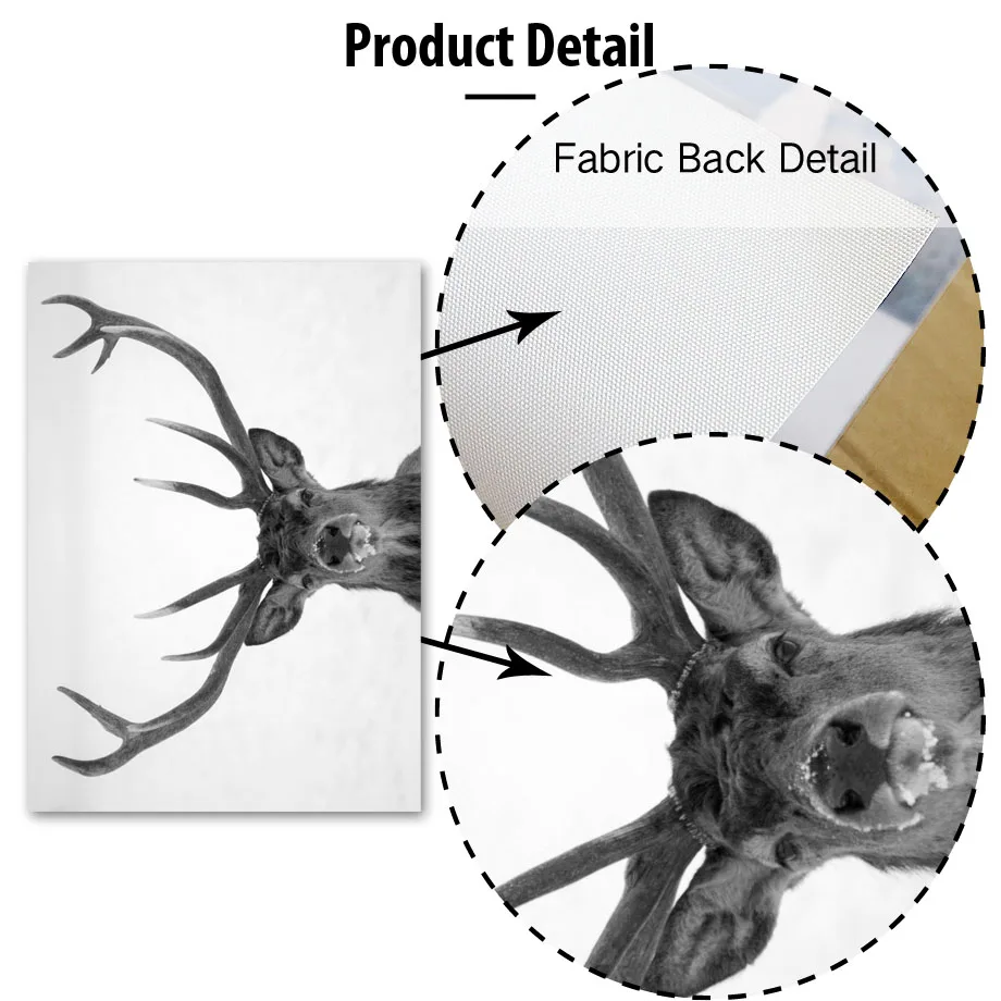 Мраморная голова оленя Цитата пейзаж стены Искусство Холст Живопись скандинавские плакаты и принты настенные картины для гостиной настенный Декор