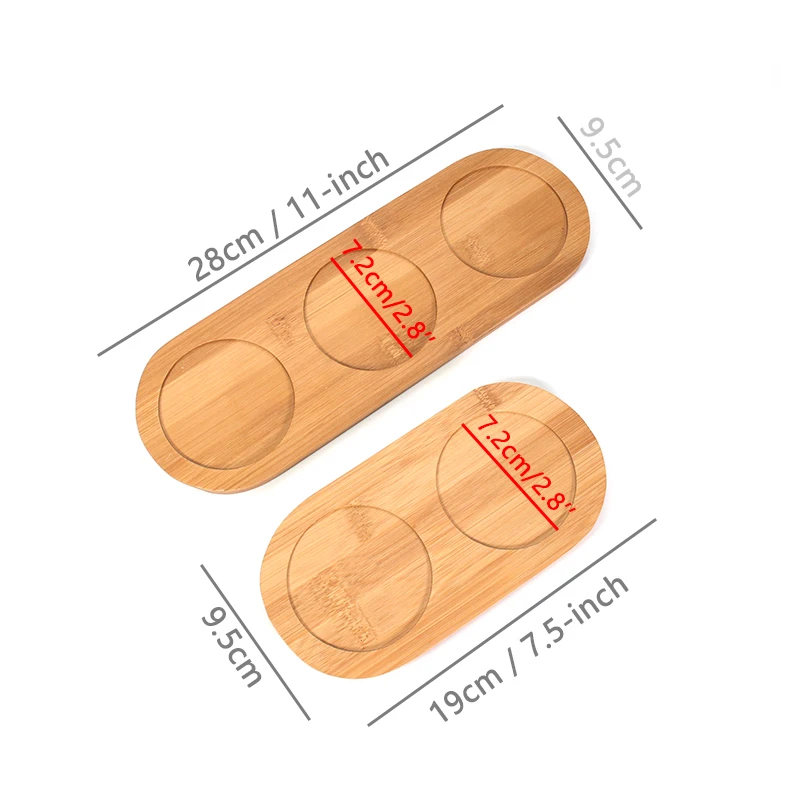 Leeseph Salt and Pepper Mill Tray, Bamboo Tray Pepper Mill Tray, Kitchen Tools Accessories for Home 4