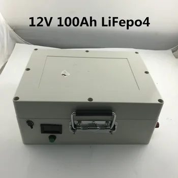 

12V 100Ah Lifepo4 battery pack for solar storage ups solar street light EV RV caravan autocaravanas motor home+charger
