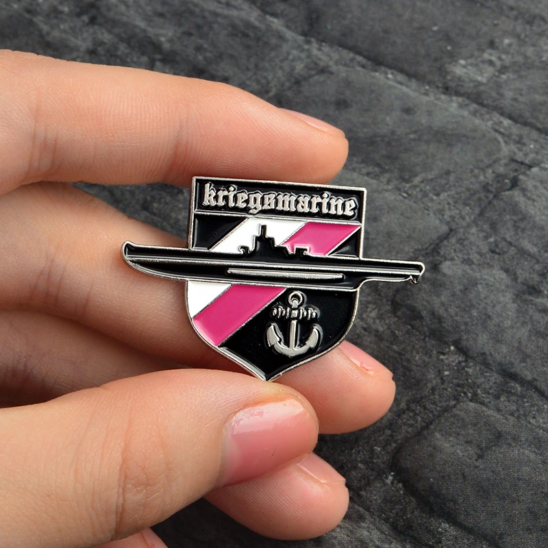 Luftwaffe Air Force Kriegsmarine Navy German Tank Pin Eagle Powerful Emblem WW2 WW1 Black Brooch Badge Culture Lovers Gift