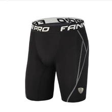 Новые мужские шорты тепловой мышцы Бодибилдинг компрессия Спорт туго трико для фитнеса, бега