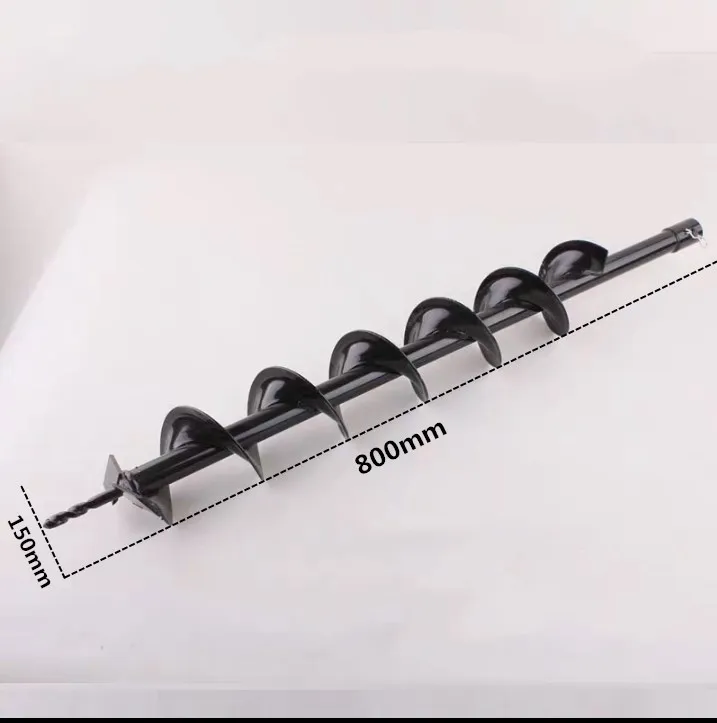 Doersupp черный 100 мм/120 мм/150 мм/250 мм 4 размера Металл шнек биты одним лезвием бит