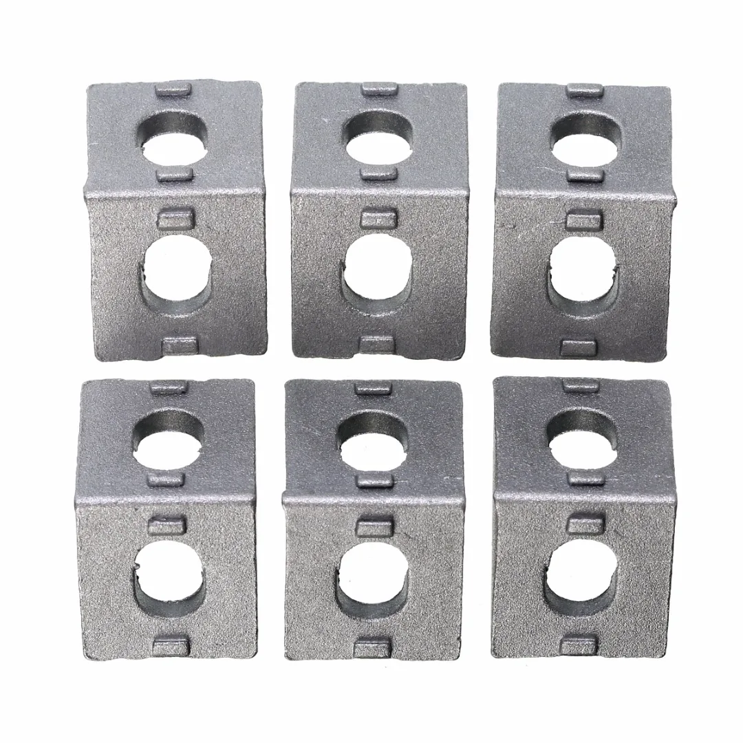25pcs/Lot 2020 Aluminium Corner Brackets Silver 90 Degree Connecting Fastener for 20mm Series Extrusion 20*20*17mm