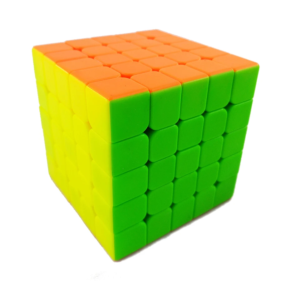 QiYi QiZheng S 5x5x5, магический куб, профессиональный скоростной куб, 5х5, без наклеек, матовый обучающий кубик-головоломка, игрушка для детей, начинающих