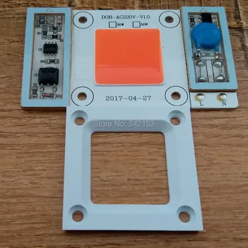

Integrated AC90-150V/AC170-300 30W 50W Full Spectrum 380NM - 840NM Led Emitter Lamp Light For Plant Grow Led Bulb Lamp Lightings