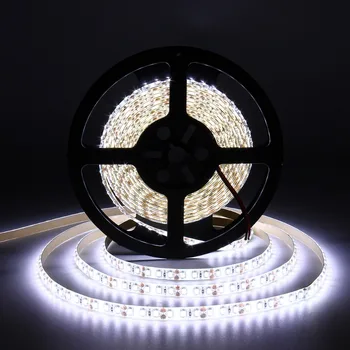 

Cool White LED Strip Lights SMD 3528 5M 600LEDs DC 12V Waterproof Outdoor Flexible Lamp Band for Graden Street Home Decoration