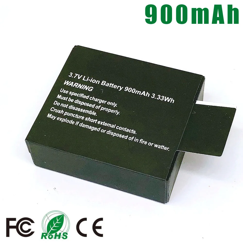 

3.7V 900mAh Battery For SJCAM SJ SJ4000 SJ5000 SJ6000 SJ7000 SJ8000 SJ9000 M10 WIFI Plus Elite Action Camera