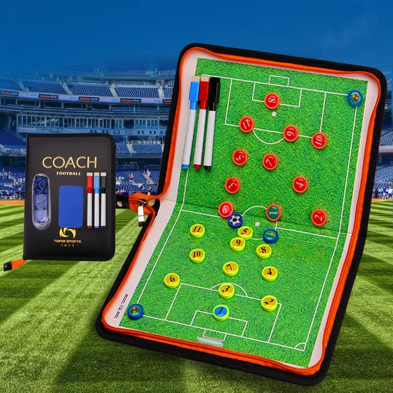 With Zipper Soccer Tactic Board /Football Coach Board in
