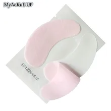 100 пар Для женщин ресниц Бумага патчи под накладки под глаза ресницы наращивание ресниц Бумага патчи глаз накладки-наклейки под глаз розовый пленка