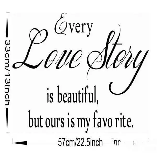 Bestman English Proverbs Wall Stickers Love Story Wall Stickers Stickers Fridge Sticker Windowsstickers Ballon Aliexpress