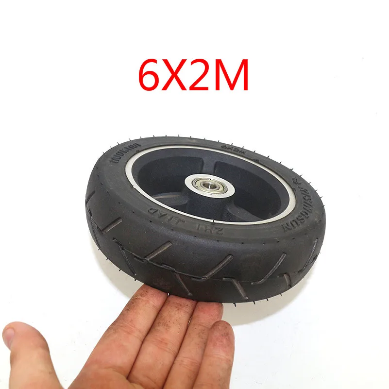 6X2 tyreer с ступицы трубки 6 дюймов набор для скутера электрический скутер стул грузовик электрический скутер пневматический