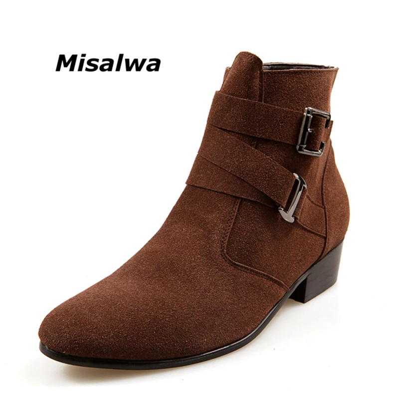 mens camel suede chelsea boots