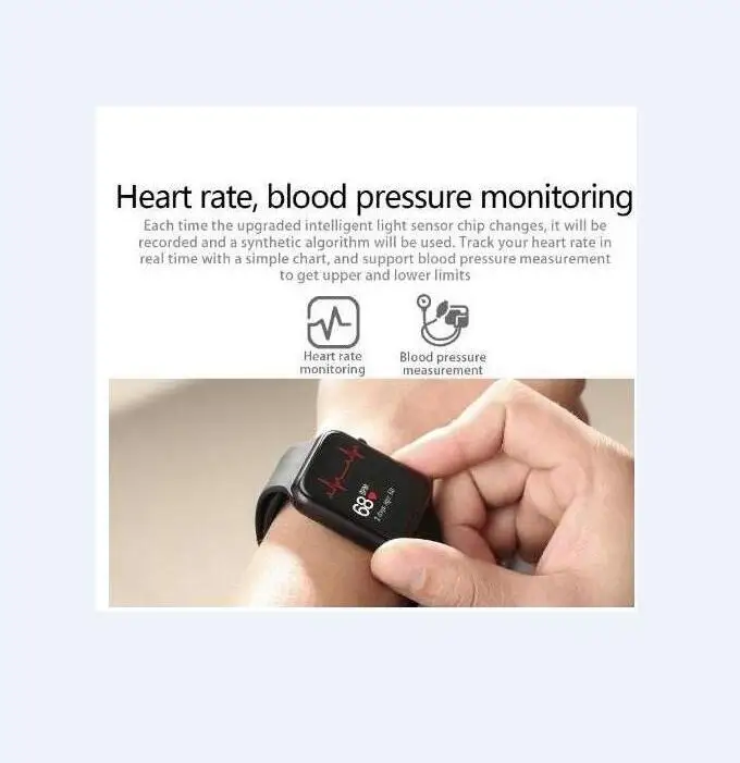 Smart Watch Series 4 Clock Sync Notifier Support Bluetooth Connectivity smartwatch for Apple iphone 5 6 7 8 X Android Phone
