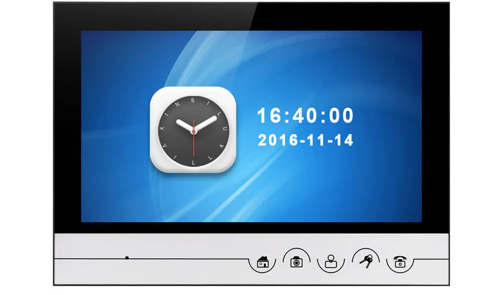 " TFT цветной видеодомофон домофон видео дверной звонок внутренний монитор блок с 12 мелодиями для домашней квартиры Сейф V90rm