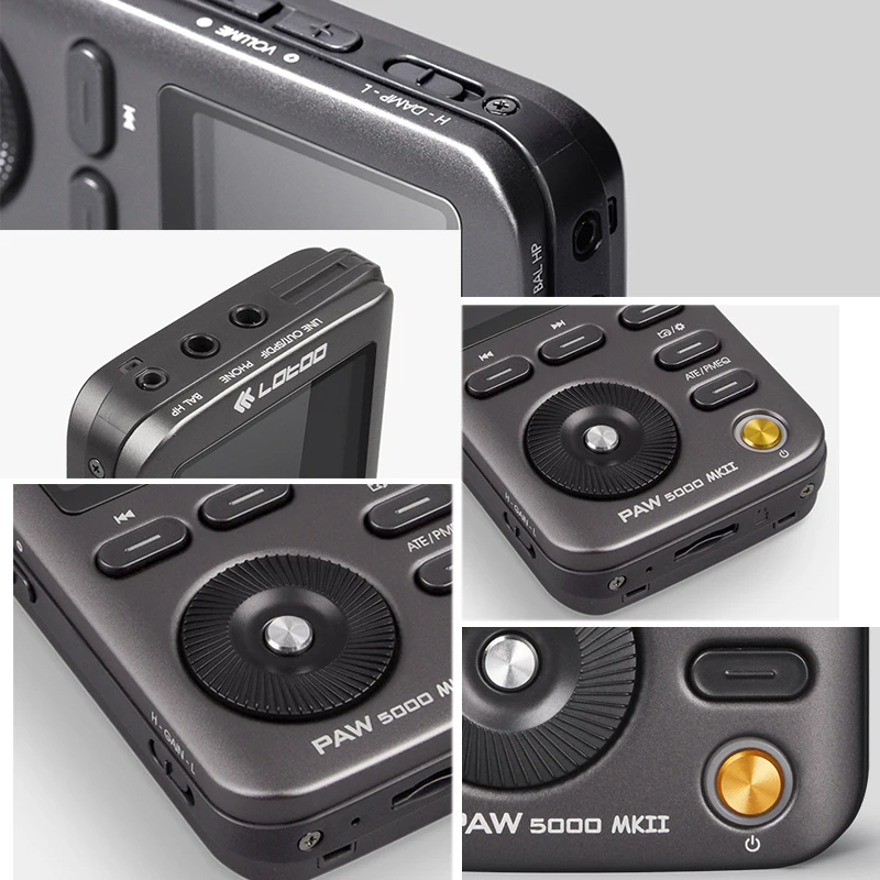 Портативный музыкальный плеер LOTOO PAW 5000 MKII премиум класса AKM чип DAC AK4490 DSD64/DSD128/DSD25 32