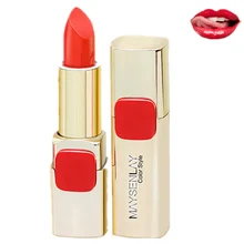 Брендовая увлажняющий питательный Макияж Губная помада, стойкая водостойкая Помада для губ телесного цвета 12 цветов на выбор Макияж для губ