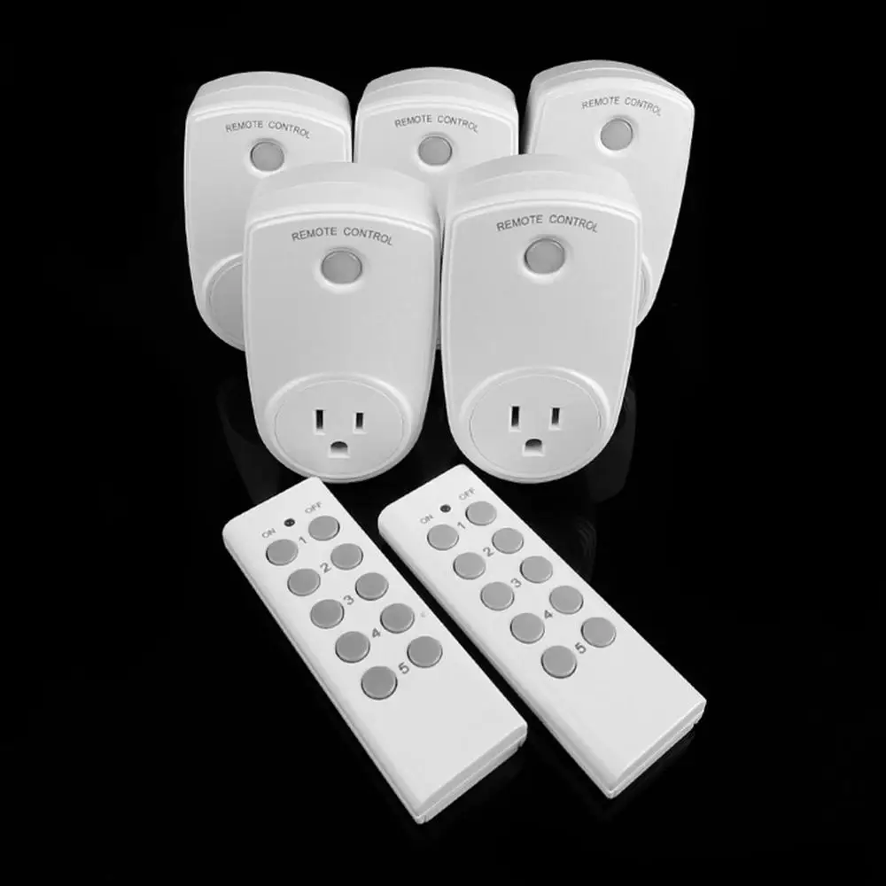 US Plug 10A Home Wireless Smart Remote Control Power Outlet Plug& Play Small Size Wifi Socket Switch for Home Appliances - Color: US Plug