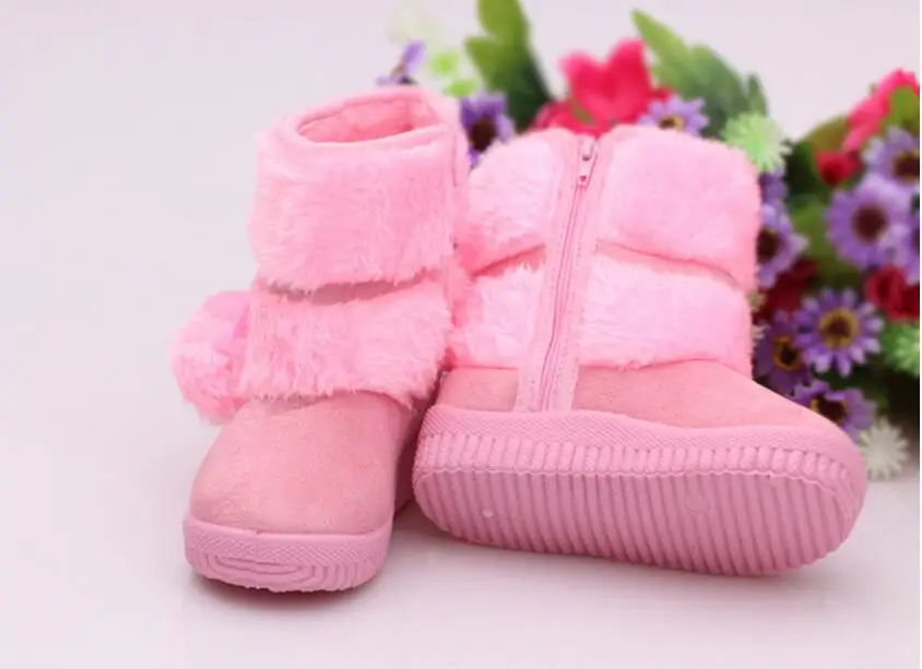 Girl's ball snow boots-23