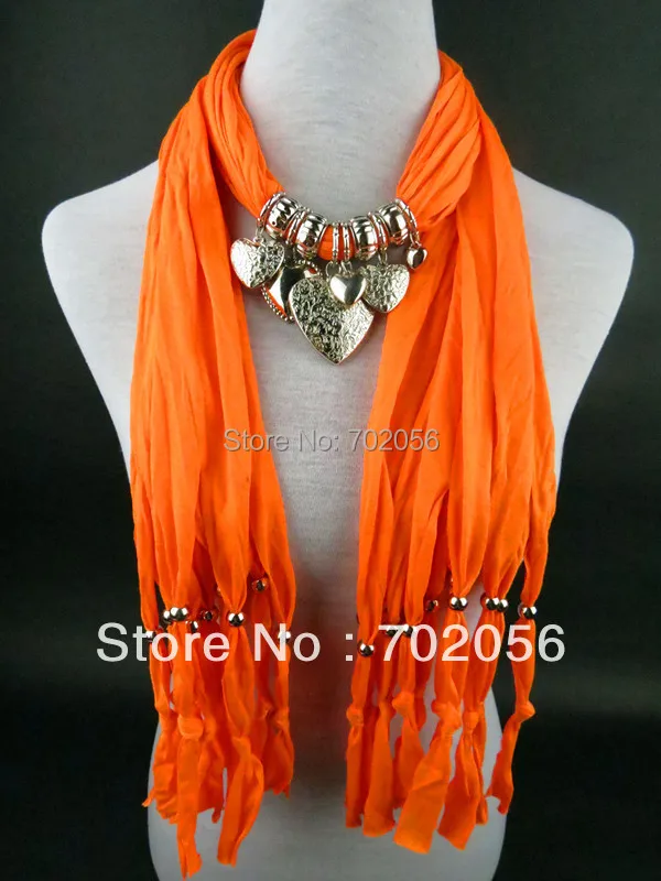 

Lady Women's jewelry scarves Elegant pendant scarves 20pcs/lot #2889