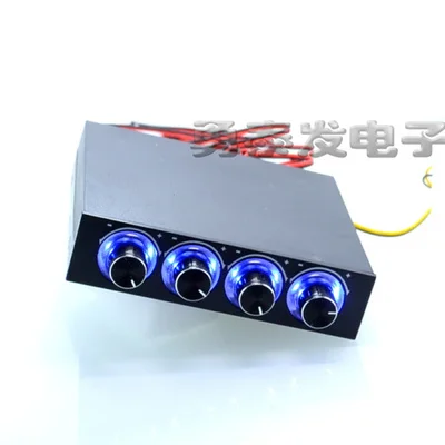 

STW-6002 4 Channel Speed Fan Controller with Blue LED GDT Controller and CPU HDD VGA