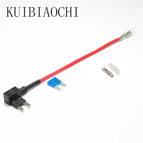 

12V Fuse Holder Add-a-circuit TAP Adapter Micro/Mini/Standard ATM APM Blade Auto Fuse with Car Fuse with holder