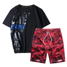 Summer New Men's Set Short Casual Suits Sportswear Mens Clothing Man Two Pieces Fashion Print Sets Men Brand Plus Size L-8XL Summer New Men's Set Short Casual Suits Sportswear Mens Clothing Man Two Pieces Fashion Print Sets Men Brand Plus Size L-8XL