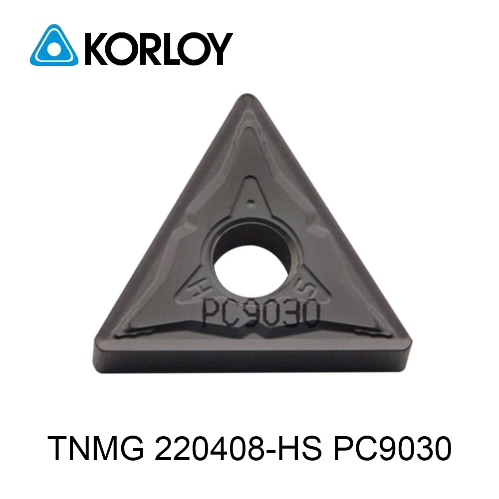 TNMG220408-HS PC9030, оригинальный Korloycarbide Токарные пластины для нержавеющей стали, спецмашина токарное лезвие