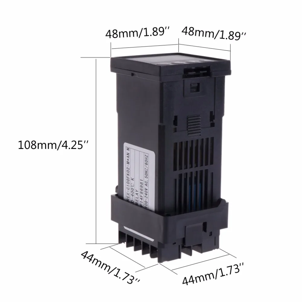 PID цифровой регулятор температуры REX C100 (м) от 0 до 400 градусов Цельсия K Тип Реле