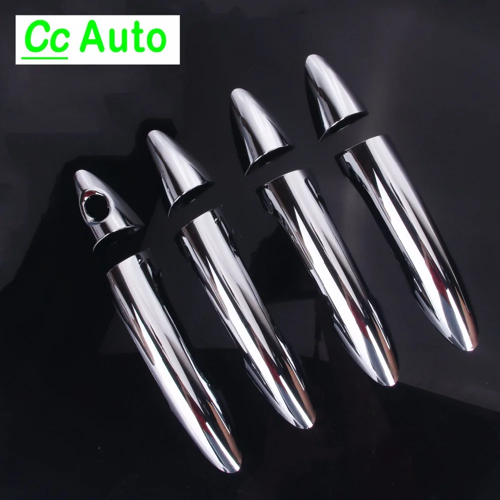 

Chrome Door Handle Cover Trim For Hyundai Solaris Verna i25 Accent Grand Avega FOR Dodge Attitude Stickers Car styling XG-001