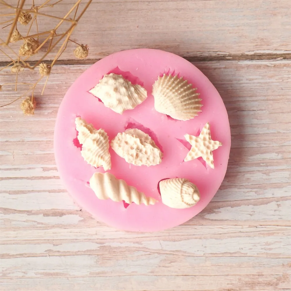 

Sugarcraft conch mold fondant mold cake decorating tools chocolate gumpaste mold