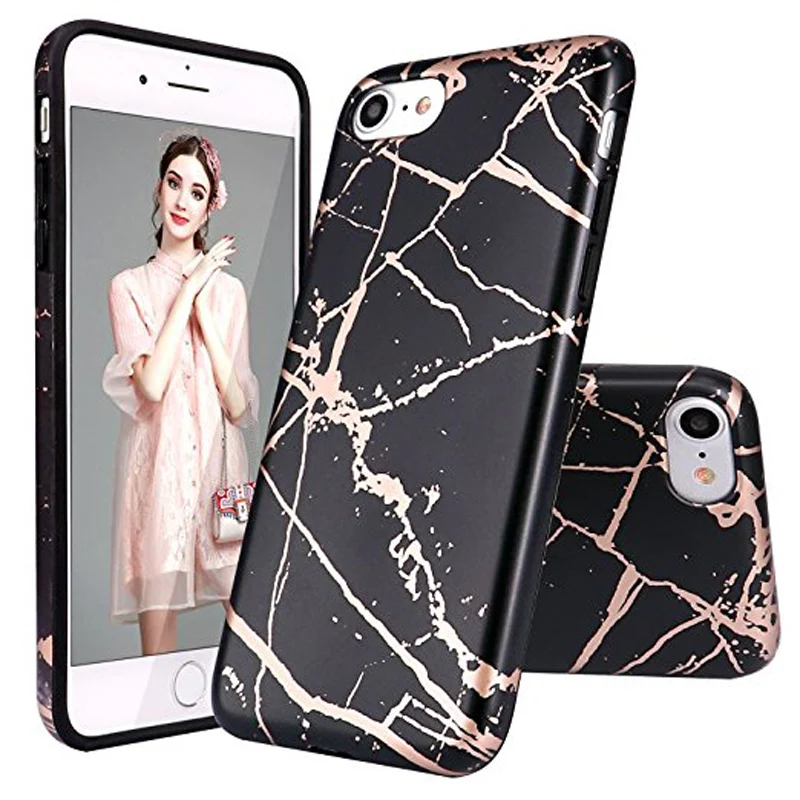 

Ritozcase For iphone 5 se 5s case Fashion Gold Flash Marble Texture Pattern Ultra-thin soft siliocn Back Cover Capa Coque
