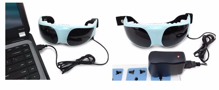 Electric Vibration Eye Massager and Relaxation Massage Glasses Myopia Health Care Instrument With USB Cable and Adapter 4