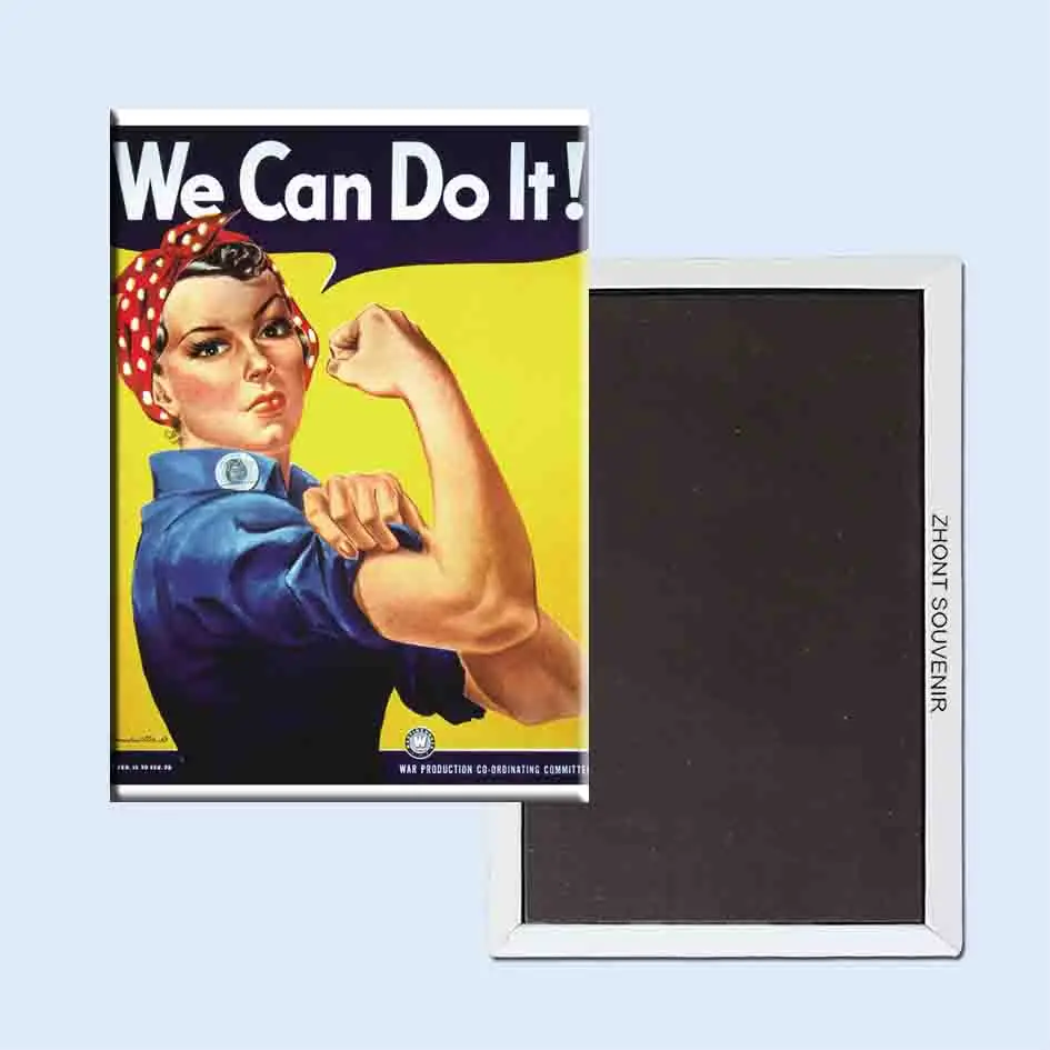 Possiamo Farlo Rosie Poster 24103 Magneti Frigo Nostalgia Retrò