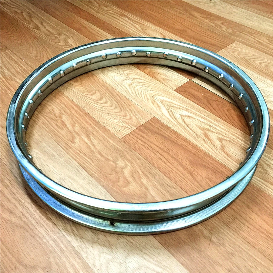 Motorcycle Wheel Motorcycle Rim 1.4/1.6/1.85/2.15/2.50/3.00x15x16x17x18x19x21 Rims 1pcs 36 Holes Stainless Steel 1.6X21