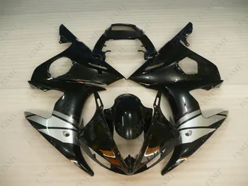 

Motorcycle Fairing YZF600 R6 2003 - 2005 2003 Black Silvery Fairings YZF R6 04 05 Full Body Kits YZF600 R6 2005