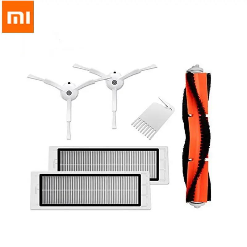 

XIAOMI Original 6Pcs Vacuum Cleaner Part of HEPA Filter Main Brush Cleaning Tool Side Brushes for Mijia Vacuum Cleaner