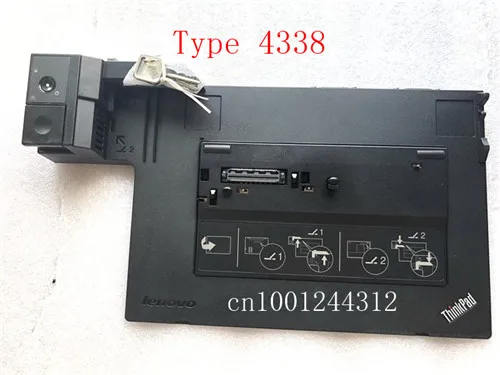 Оригинальная док-станция для lenovo ThinkPad Mini dock Series 3 с USB3.0 FRU SD20E75707 04Y2072 04X4683 type 4337/4338 W/O адаптер - Цвет: 4338