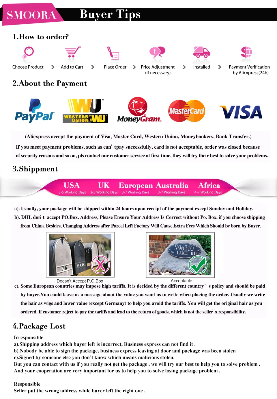 Buyer Tips