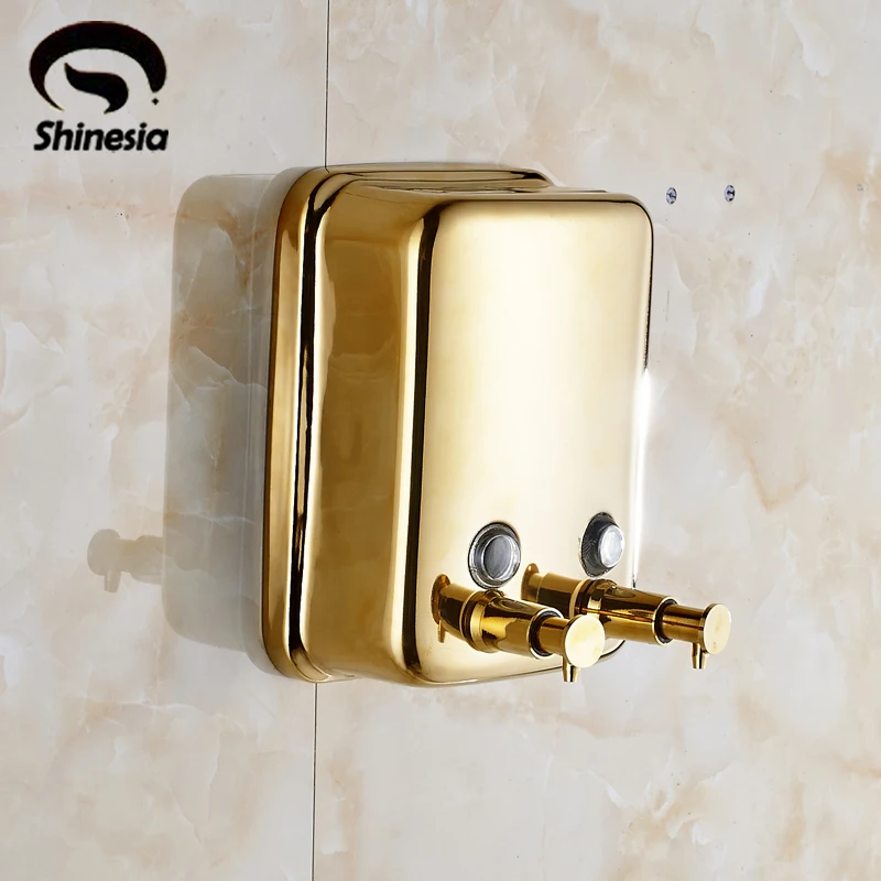 Wholesale and Retail Solid Brass Bathroom Liquid Soap Dispenser Gold