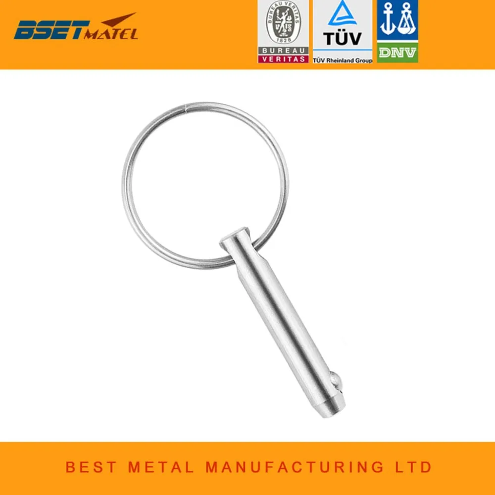 

6*35mm BSET MATEL Marine Grade 316 Stainless Steel Quick Release Ball Pin for Boat Bimini Top Deck Hinge Marine hardware Boat