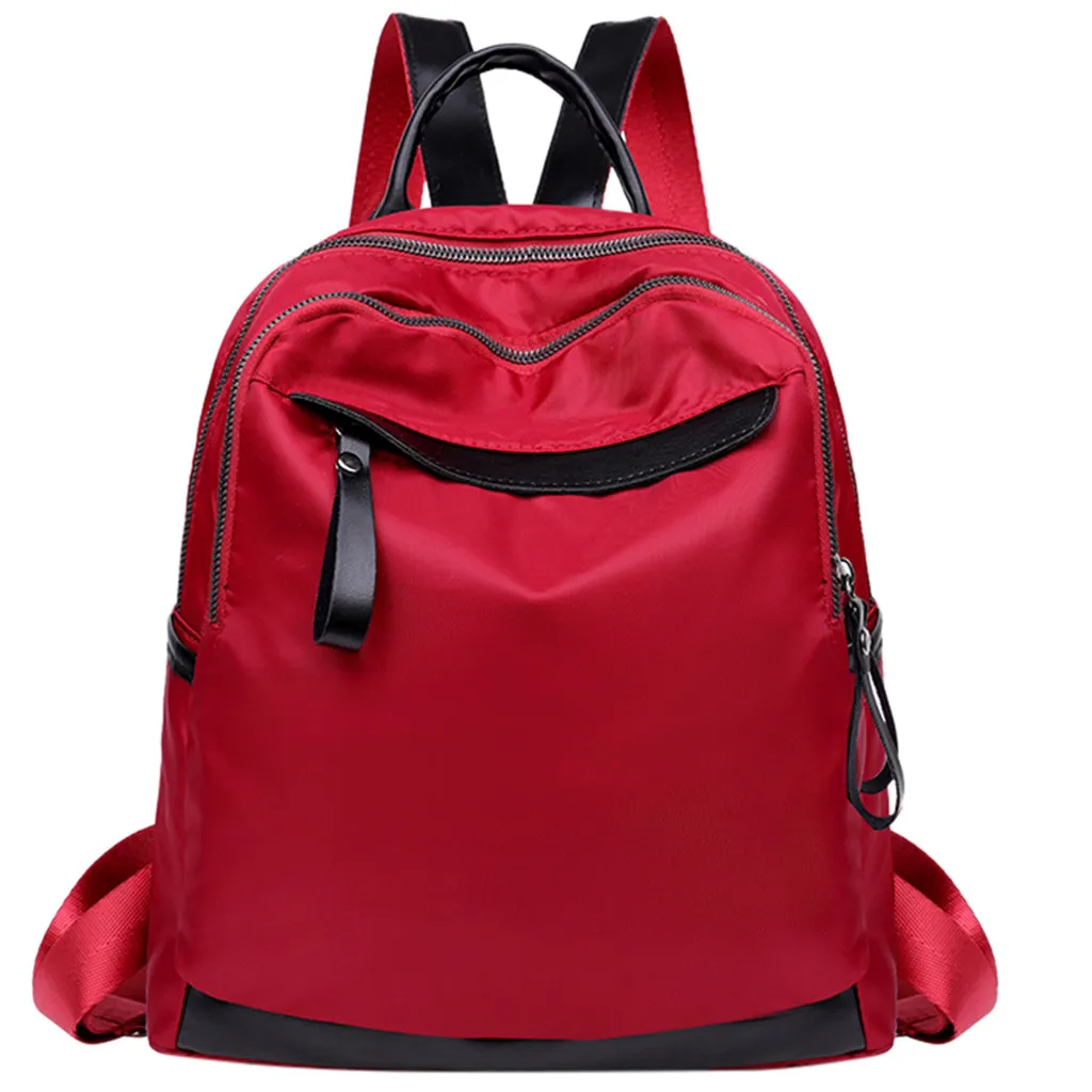 

mini backpack Fashion Women's Outdoor Simple Oxford Zipper Backpack school bags for teenage girls Travel Bag mochilas mujer 2019